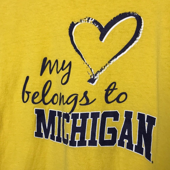✨3/$20✨ Michigan Wolverines Women’s Tee Size Small - Picture 3 of 3